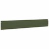 vidaXL Lawn Edgings 50 pcs Olive Green 5.9x40.6" Cold-rolled Steel