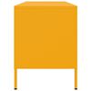 vidaXL TV Cabinet Mustard Yellow Steel Medium TV Cabinet Rectangular