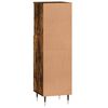 vidaXL Bathroom Cabinet Smoked Oak Engineered wood Tall, Narrow