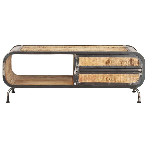 vidaXL Coffee Table Multicolor (Variations of wood and iron)