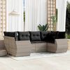 vidaXL Garden Sofa Set Light Grey, Dark Grey