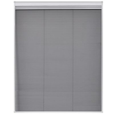 vidaXL Plisse Insect Screen for Window Aluminum 31.5"x39.4" with Shade