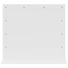 vidaXL Vanity Mirror with Mirror White 23.62 x 21.65 x 7.09 in