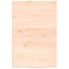 vidaXL Bathroom Countertop 15.7x23.6x0.8" Untreated Solid Wood