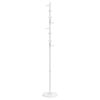 vidaXL Coat Stand White Powder-coated iron, Marble 69.3 in Coat Stand