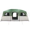 vidaXL Family Tent Cabin 10-Person Green Waterproof