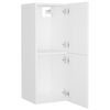 vidaXL Bathroom Furniture Set White Engineered wood Compact