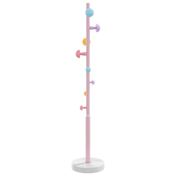 vidaXL Coat Stand Pink, White