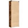 vidaXL Storage Cabinet Smoked Oak Engineered Wood Tall Storage Cabinet