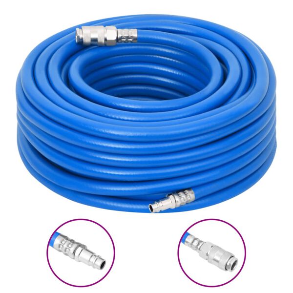 vidaXL Air Hose Blue 0.7" 16.4' PVC