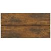 vidaXL Sink Cabinet Smoked oak Engineered wood 35.4 in