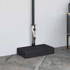 vidaXL Umbrella Base Black Granite, Stainless Steel Standard