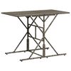 vidaXL Garden Dining Set Grey PE Rattan Large UV-resistant materials