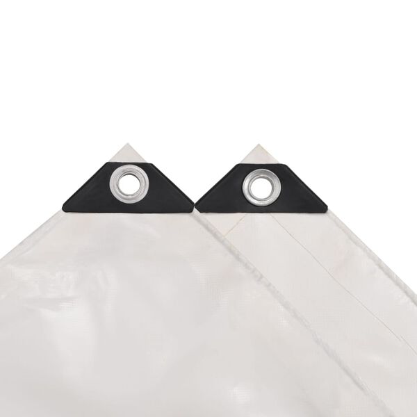 vidaXL Tarpaulin 7.11 oz/ft² 9.8x9.8' White