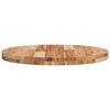 vidaXL Table Top Natural Solid acacia wood 23.6 in diameter Durable