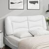 vidaXL Headboard Cushion White