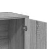 vidaXL Sideboards 2 pcs Gray Sonoma 23.6"x12.2"x27.6" Engineered Wood