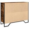vidaXL Sideboard Smoked oak Engineered wood, metal Medium Sideboard