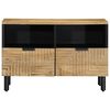 vidaXL TV Cabinet Mango Desert Brown Solid Mango Wood Standard