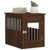 vidaXL Dog Crate Furniture Brown Oak Engineered wood and steel