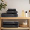 vidaXL Soap Towel Set of 10 Anthracite 100% Cotton 11.8 x 11.8 in