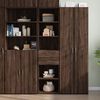vidaXL Highboard Brown Oak Engineered Wood Highboard Rectangular