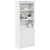 vidaXL Highboard White Engineered wood 27.6 in x 13.8 in x 70.9 in
