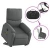 vidaXL Stand Up Massage Recliner Chair Dark Grey