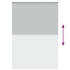 vidaXL Roller Blind Light Grey 100% Polyester, Aluminum 39.4 x 59.1 in