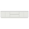 vidaXL TV Cabinet White Engineered Wood Large TV Cabinet Rectangular