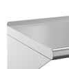 vidaXL Wall Shelf Silver Stainless Steel 29.5x17.7x12.2 in Wall Shelf