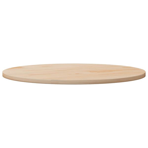 vidaXL Table Top Natural wood Solid pine wood (untreated) 35.4 inch round