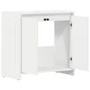 vidaXL Bathroom Cabinet White Engineered wood Medium Bathroom Cabinet