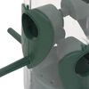 vidaXL Bird Feeder Dark Green PP (Polypropylene), PS (Polystyrene) Medium