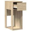 vidaXL Computer Tower Stand Sonoma oak Engineered wood