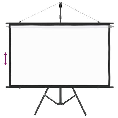 vidaXL Projection Screen with Tripod 60" 16:9