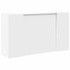 vidaXL Reception Desk White Engineered wood Large Reception Desk
