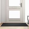vidaXL Doormat Other Black 35.4" x 59.1" Polypropylene and vinyl