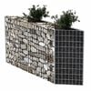 vidaXL Gabion Basket Galvanized Steel 47.2"x11.8"x39.4"