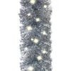 vidaXL Garland Silver PVC 65.6 feet Christmas Garland Other
