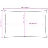 vidaXL Sunshade Sail Oxford Fabric Rectangular 13.1x23.0' Beige
