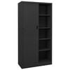 vidaXL Office Cabinet Anthracite Steel 35.4x15.7x70.9 in