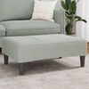 vidaXL Footstool Light Grey Velvet Medium Footrest Footstool