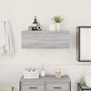 vidaXL Bathroom Wall Cabinet Grey Sonoma Engineered Wood Medium