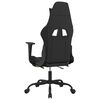 vidaXL Gaming Chair Black and Yellow Polyester, Metal, Plywood, Foam