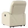 vidaXL Electric Stand Up Massage Recliner Chair Cream