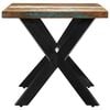 vidaXL Dining Table Multicolour, Black