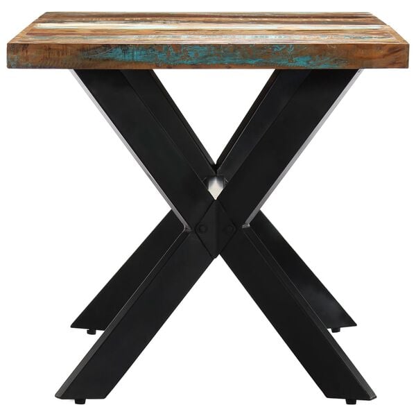 vidaXL Dining Table Multicolour, Black