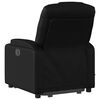 vidaXL Stand Up Massage Recliner Chair Black Faux leather, metal, plywood