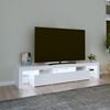 vidaXL TV Cabinet White Engineered Wood Large TV Cabinet Rectangular